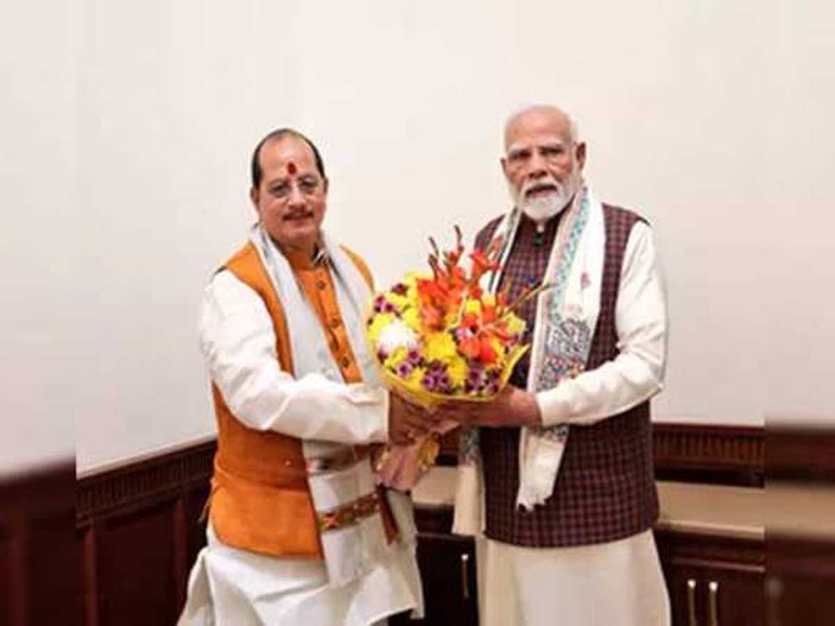 प्रधानमंत्री मोदी से बिहार के उप मुख्यमंत्री विजय सिन्हा ने की मुलाकात